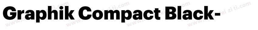 Graphik Compact Black字体转换